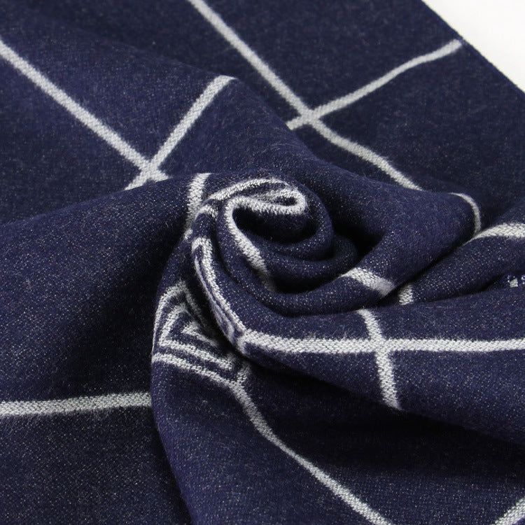 2026 New Men's Scarf, Winter Warm Thick Scarf for Men, Casual Scarf for Young People and Students, Wholesale from Manufacturer