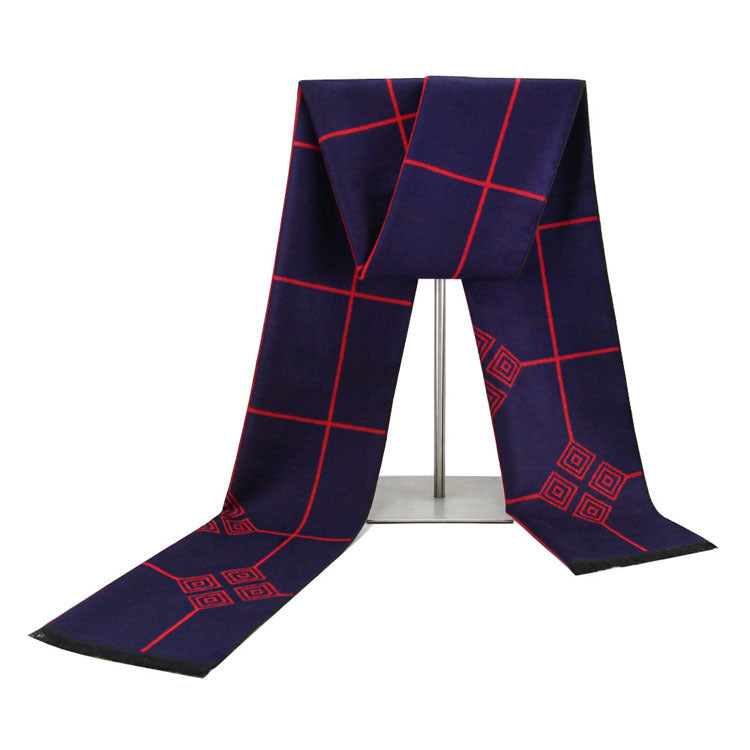 2026 New Men's Scarf, Winter Warm Thick Scarf for Men, Casual Scarf for Young People and Students, Wholesale from Manufacturer