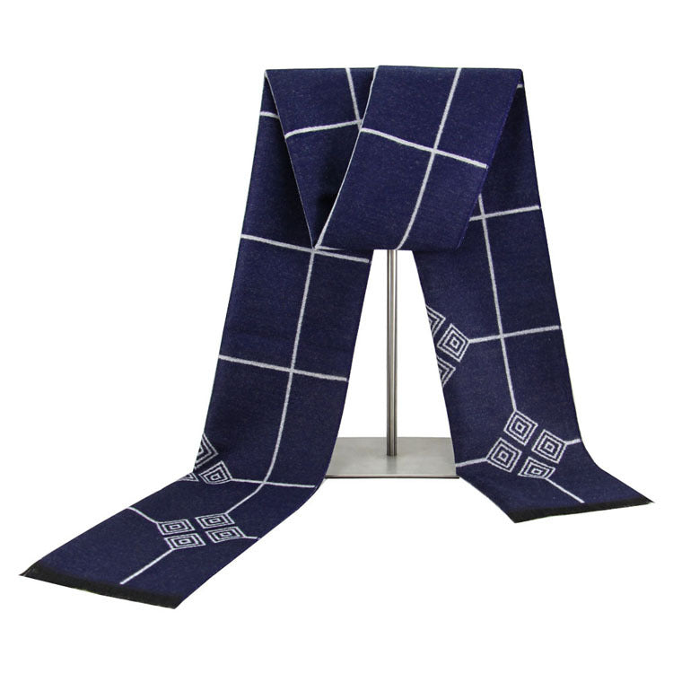 2026 New Men's Scarf, Winter Warm Thick Scarf for Men, Casual Scarf for Young People and Students, Wholesale from Manufacturer