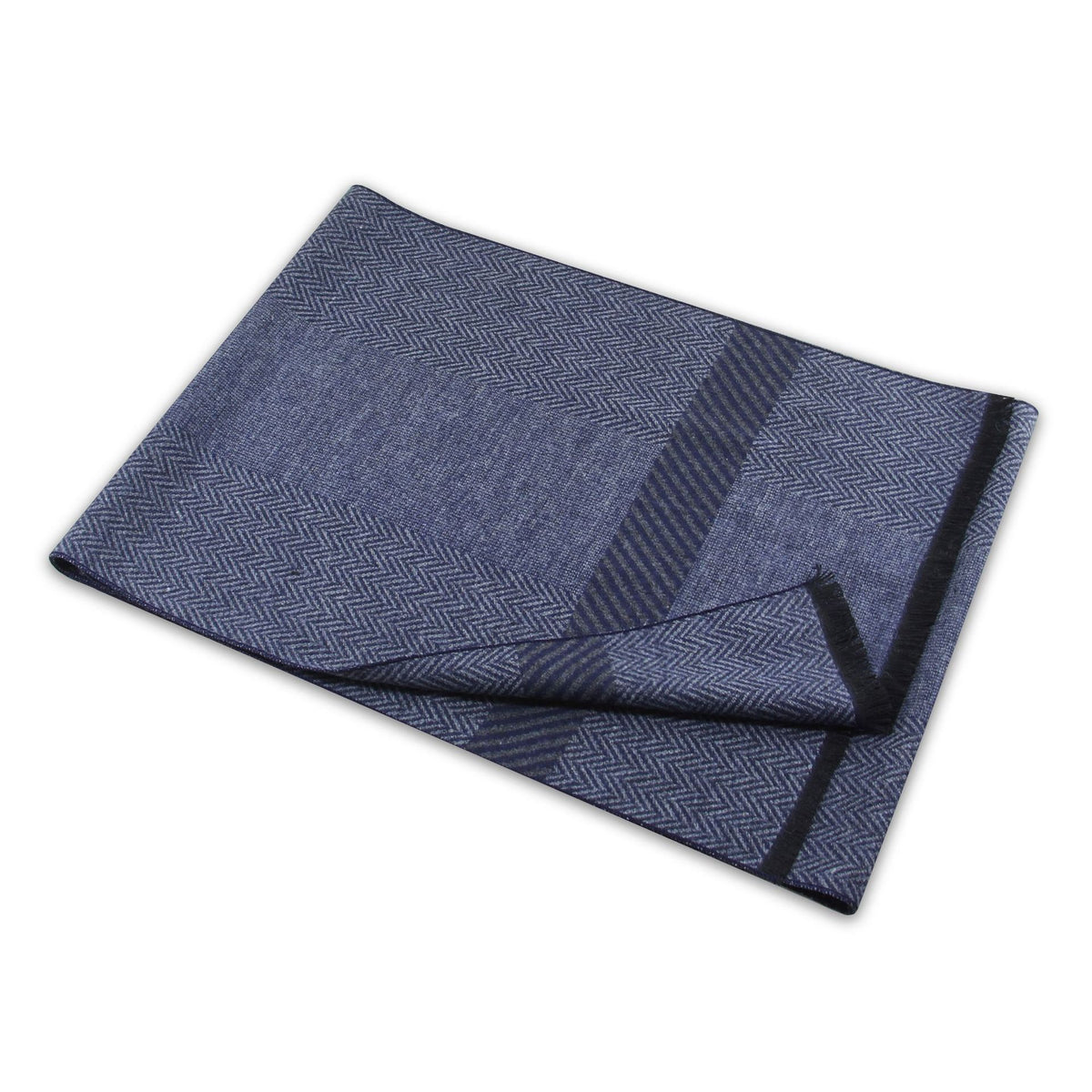 2026 New Warm Scarf for Men, Factory Custom Wholesale Men's Scarf, Yarn-Dyed Jacquard Brushed Men's Scarf