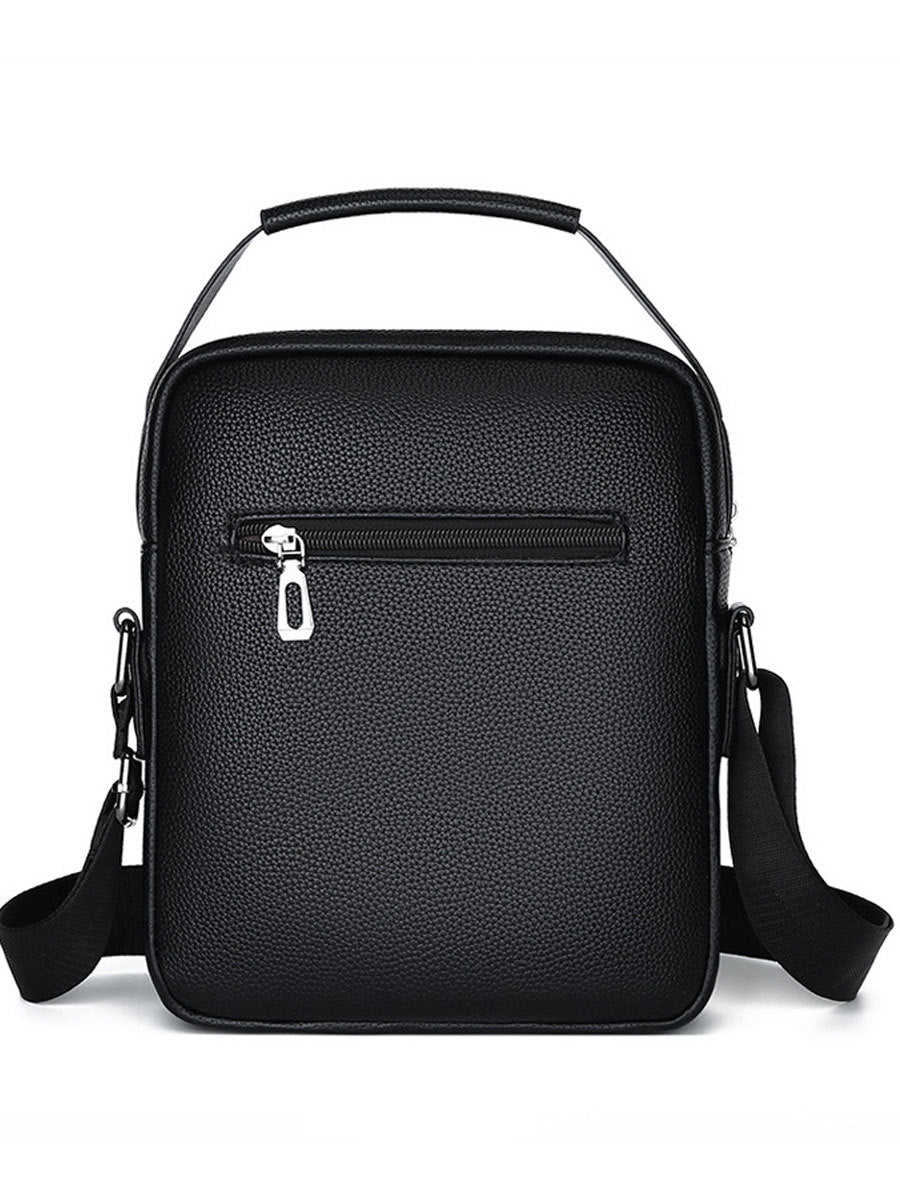 Men's Handbag Shoulder Bag Casual Business Travel Leather Bag Crossbody Bag Men's Cross Bag Simple Men's Bag Crossbody Bag