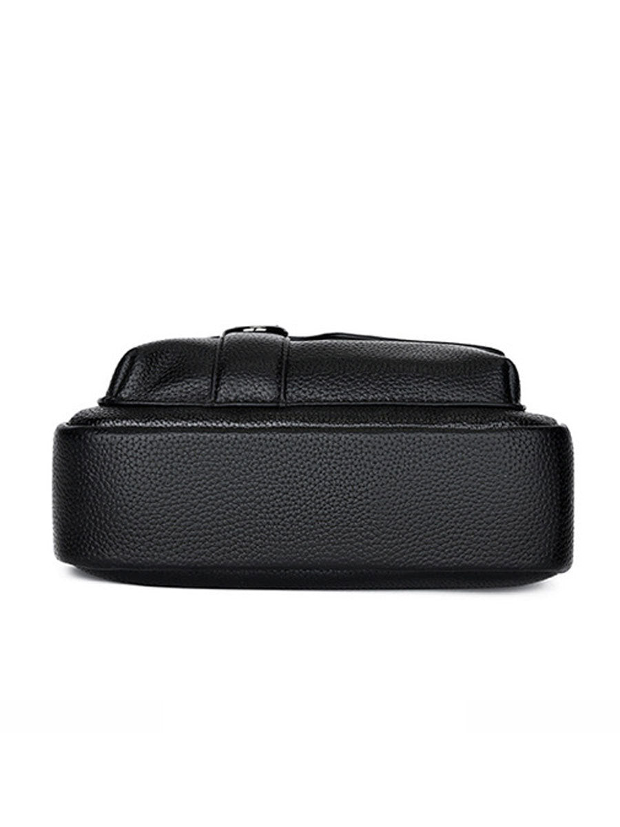 Men's Handbag Shoulder Bag Casual Business Travel Leather Bag Crossbody Bag Men's Cross Bag Simple Men's Bag Crossbody Bag