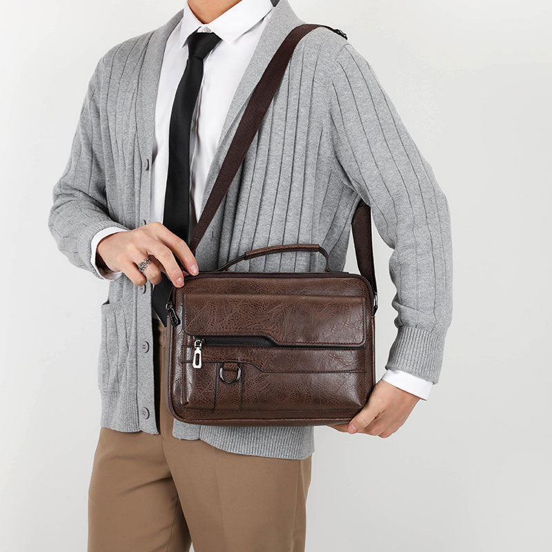 Men's Bag Handbag Shoulder Bag Travel Men's Bag Briefcase Business Computer Bag Men's Crossbody Bag Business Wallet