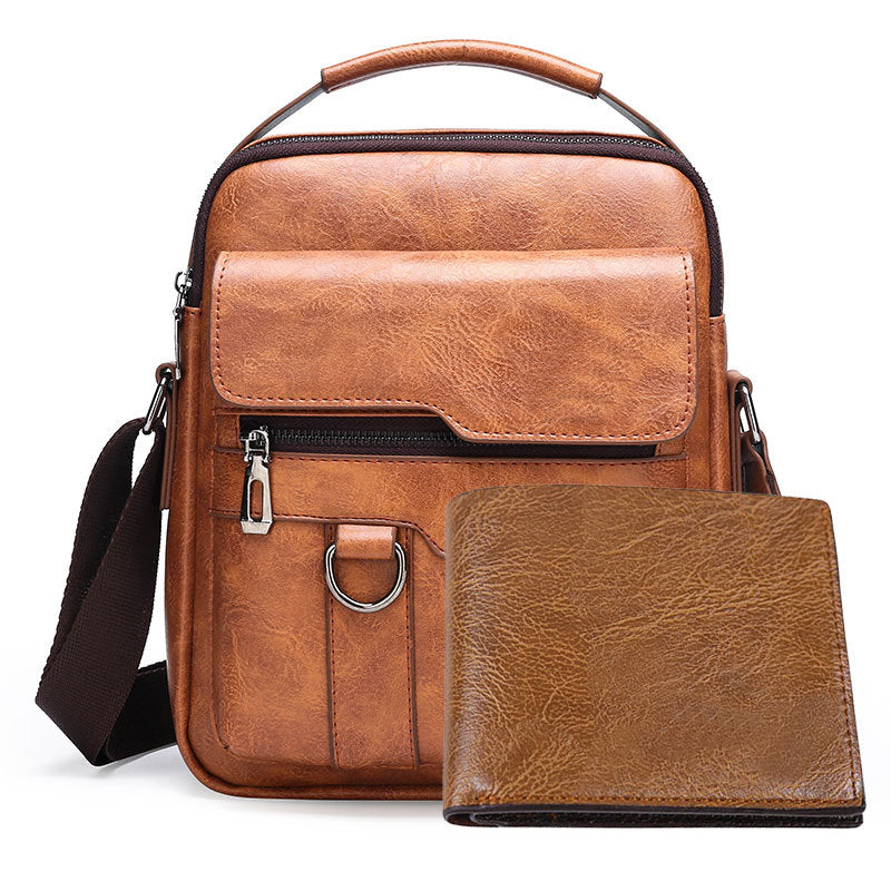Men's Bag Handbag Shoulder Bag Travel Men's Bag Briefcase Business Computer Bag Men's Crossbody Bag Business Wallet