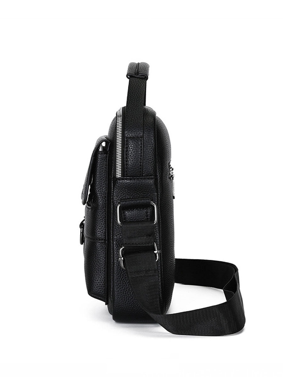 Men's Handbag Shoulder Bag Casual Business Travel Leather Bag Crossbody Bag Men's Cross Bag Simple Men's Bag Crossbody Bag