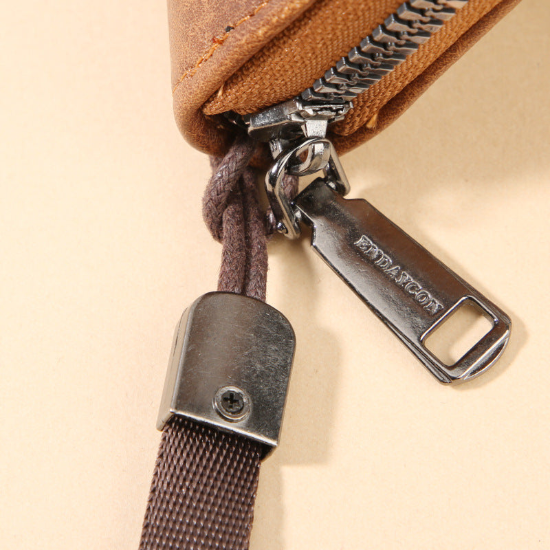 Manufacturer Wholesale Men's Wallet Long Mobile Phone Bag Multi-Card Slot Large Capacity Zipper Wallet Portable Card Holder Men's Wallet