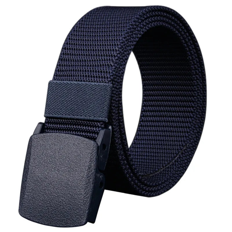 Men Belt 2026  Belts Adjustable Belt Men Outdoor Travel Tactical Waist Belt with Plastic Buckle for Pants 120cm