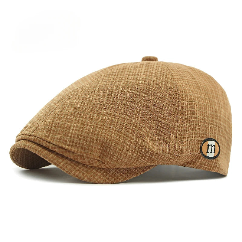 New Hats for Men and Women Wearing British Retro Beret Hat Fashion Casual Berets Caps for Women Solid Color Adjustable Cap