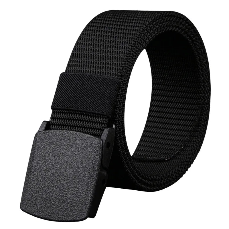Men Belt 2026  Belts Adjustable Belt Men Outdoor Travel Tactical Waist Belt with Plastic Buckle for Pants 120cm