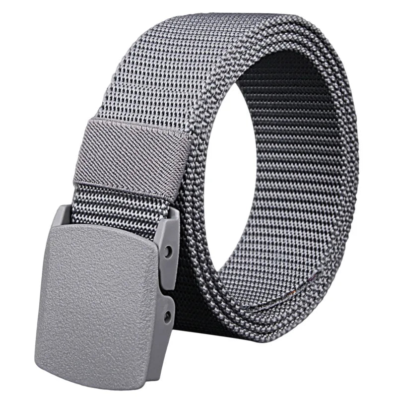 Men Belt 2026  Belts Adjustable Belt Men Outdoor Travel Tactical Waist Belt with Plastic Buckle for Pants 120cm