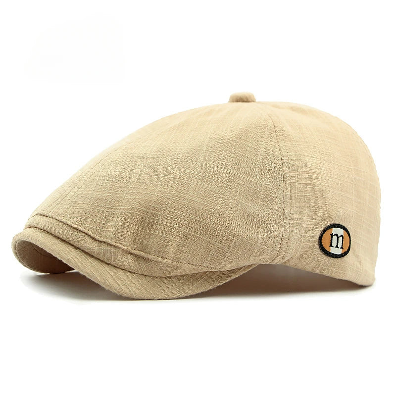 New Hats for Men and Women Wearing British Retro Beret Hat Fashion Casual Berets Caps for Women Solid Color Adjustable Cap