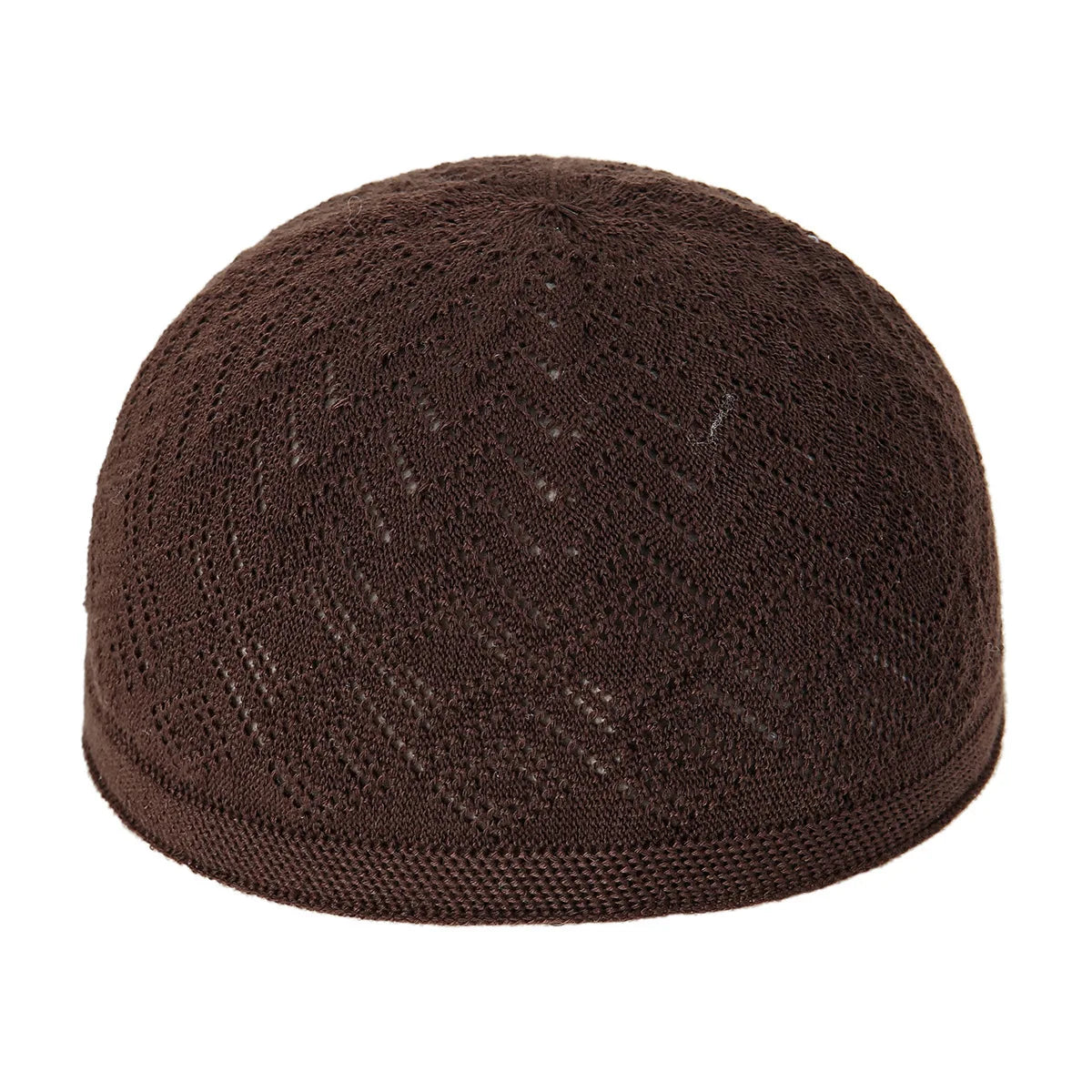 Muslim Men Knitted Prayer Hats Islamic Kufi Taqiya Takke Peci Skull Cap Jewish India Caps Musulman Arab Men's Kippah Homme Hat