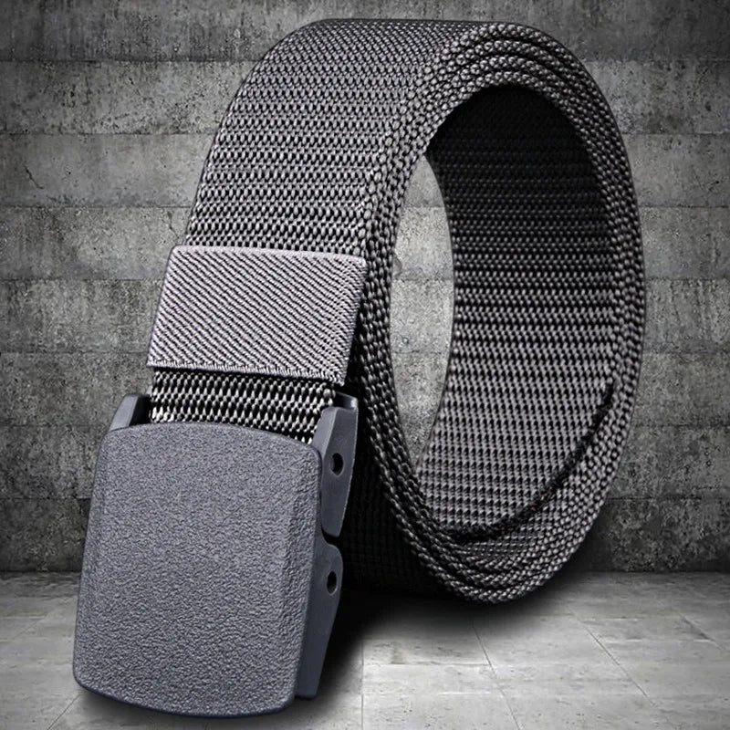 Men Belt 2026  Belts Adjustable Belt Men Outdoor Travel Tactical Waist Belt with Plastic Buckle for Pants 120cm