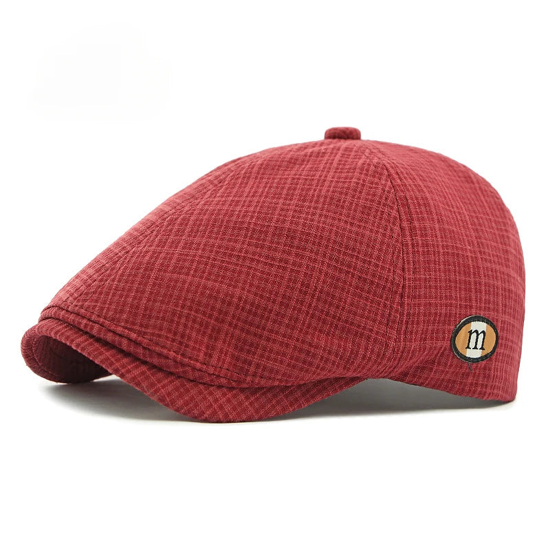 New Hats for Men and Women Wearing British Retro Beret Hat Fashion Casual Berets Caps for Women Solid Color Adjustable Cap