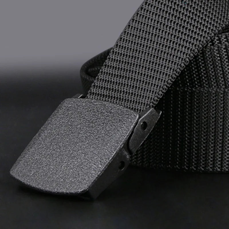 Men Belt 2026  Belts Adjustable Belt Men Outdoor Travel Tactical Waist Belt with Plastic Buckle for Pants 120cm