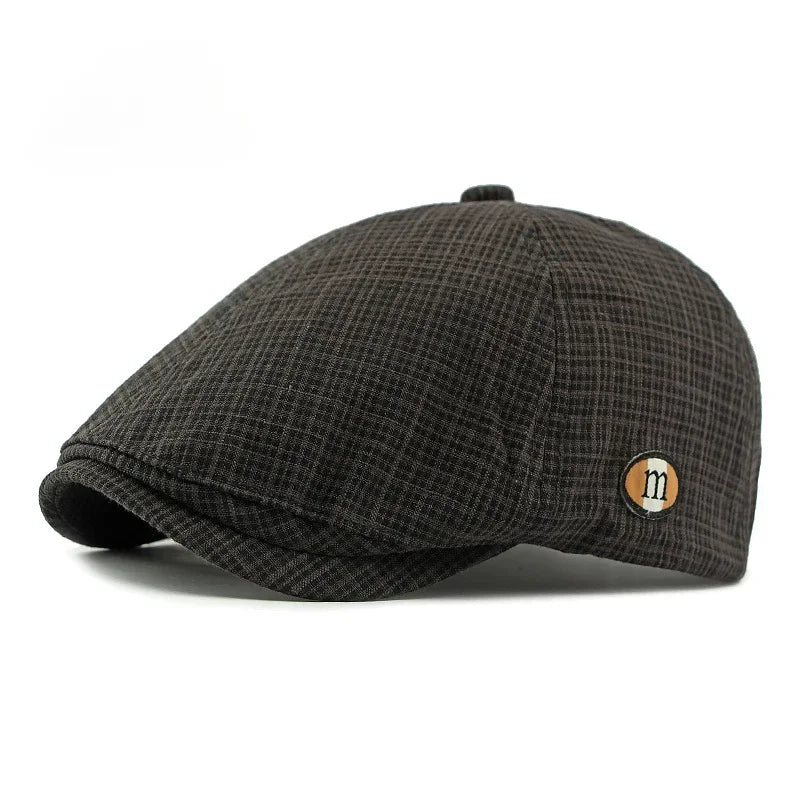 New Hats for Men and Women Wearing British Retro Beret Hat Fashion Casual Berets Caps for Women Solid Color Adjustable Cap