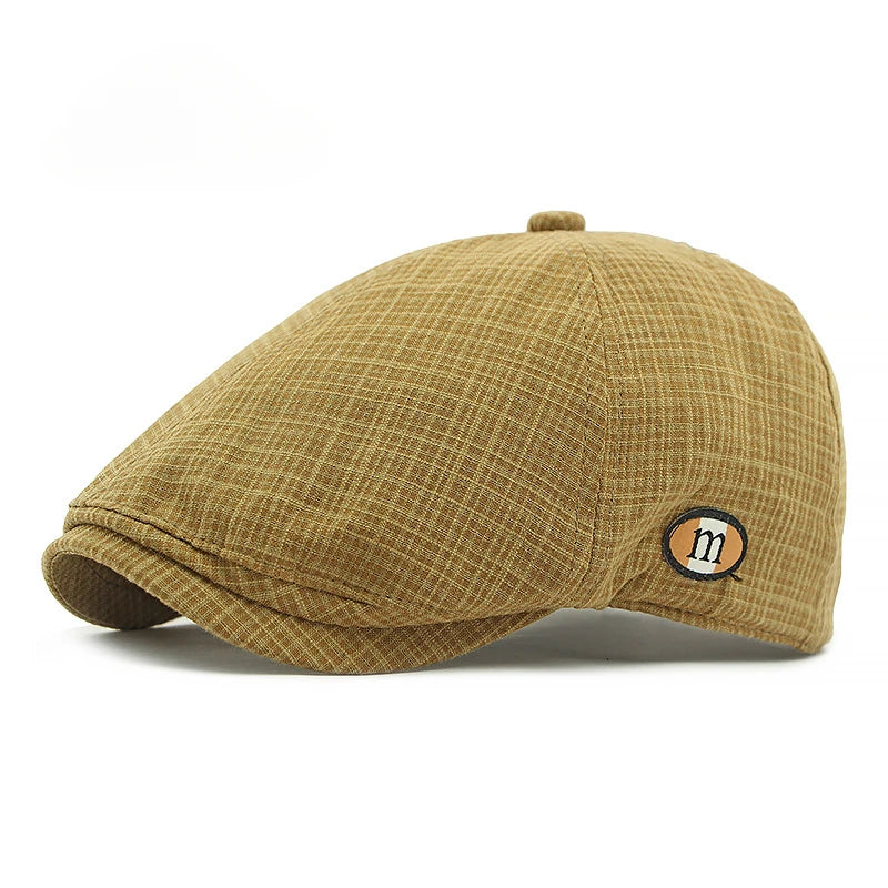 New Hats for Men and Women Wearing British Retro Beret Hat Fashion Casual Berets Caps for Women Solid Color Adjustable Cap